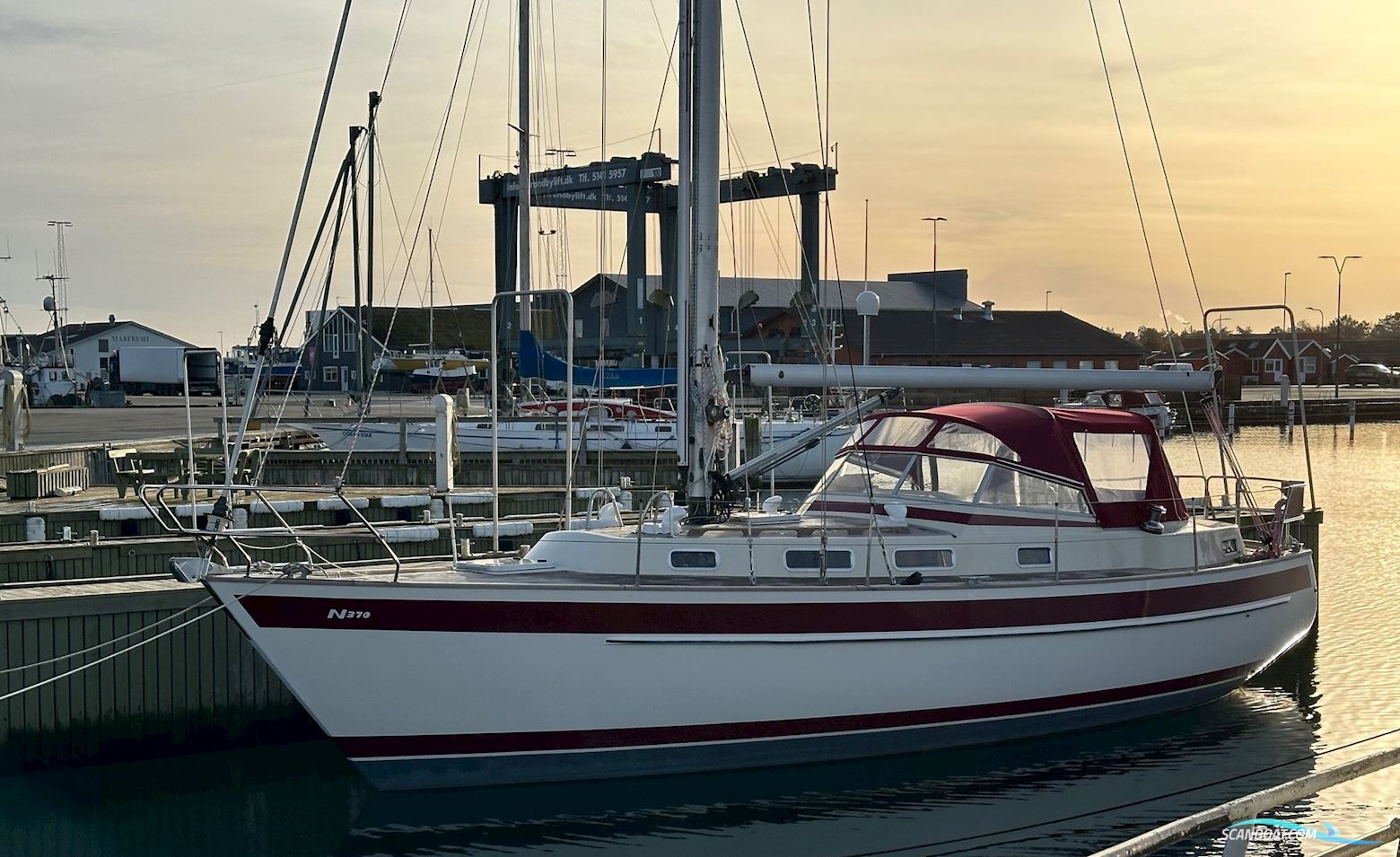 Najad 370 Sejlbåd 1992, med Volvo Penta MD22 motor, Danmark