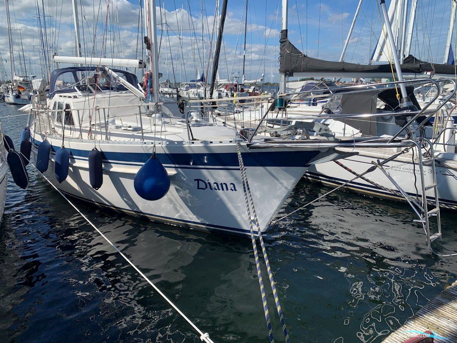Nauticat 40 Ketsch Sejlbåd 1994, med Sabre (Ford Lehmann motor, Tyskland