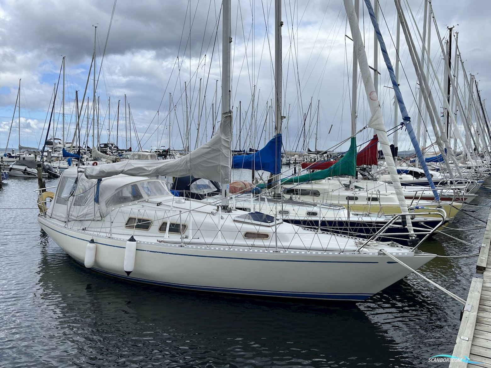 NF – Nordisk Familiebåd Sejlbåd 1977, med Yanmar motor, Danmark