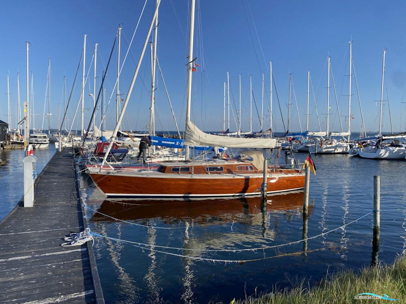 Nissen 38 Schwenkkiel, Liegeplatz Möglich Sejlbåd 1991, med Yanmar 3HM35F-TL motor, Tyskland