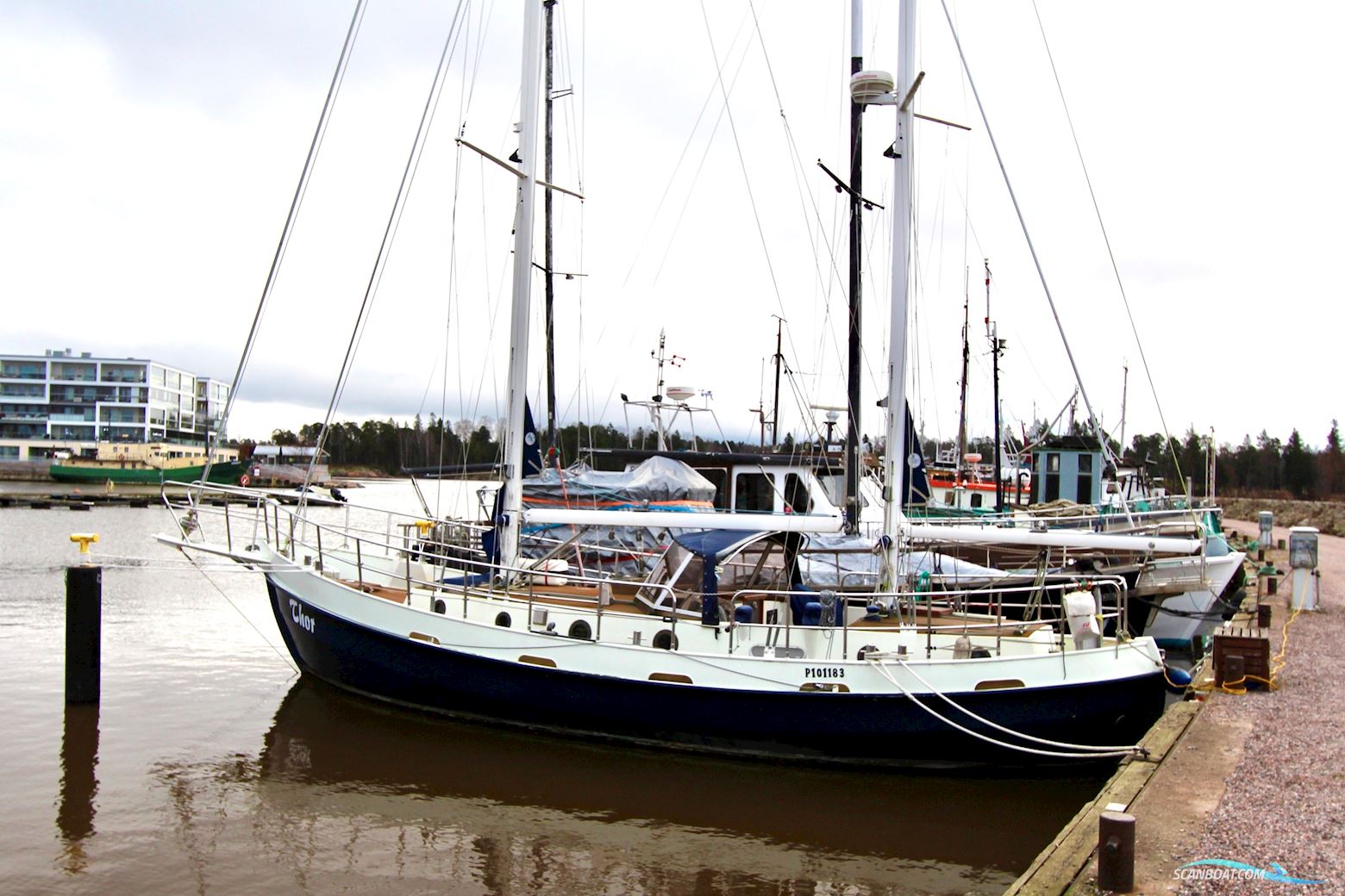 Noorse Jol 12.7 Sejlbåd 1996, med Yanmar 62hp motor, Finland