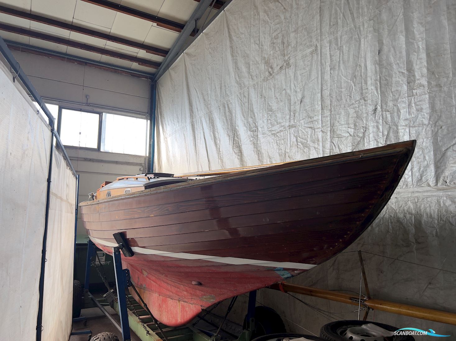 Nordisk Folkebåd Nordisches Folkeboot, Thomas Lind, Middelfart, Lärche Auf Eiche Sejlbåd 1963, med Mercury 4 Stroke motor, Tyskland