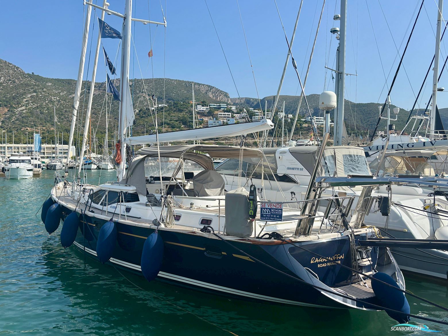 Oyster 56 Sejlbåd 2003, med Perkins/Sabre MI15T 4-Cylinder motor, Spanien