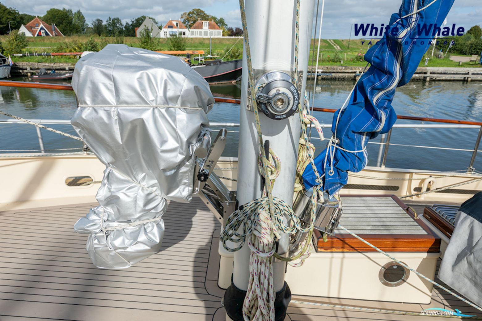 Pieter Beeldsnijder Stagzeil Schoener Custom Built Refit