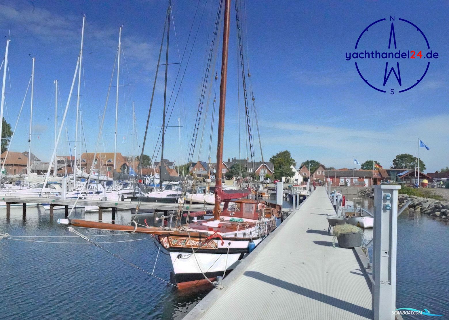 pommersche Schlup Sejlbåd 1984, med Mercedes OM 636 motor, Tyskland