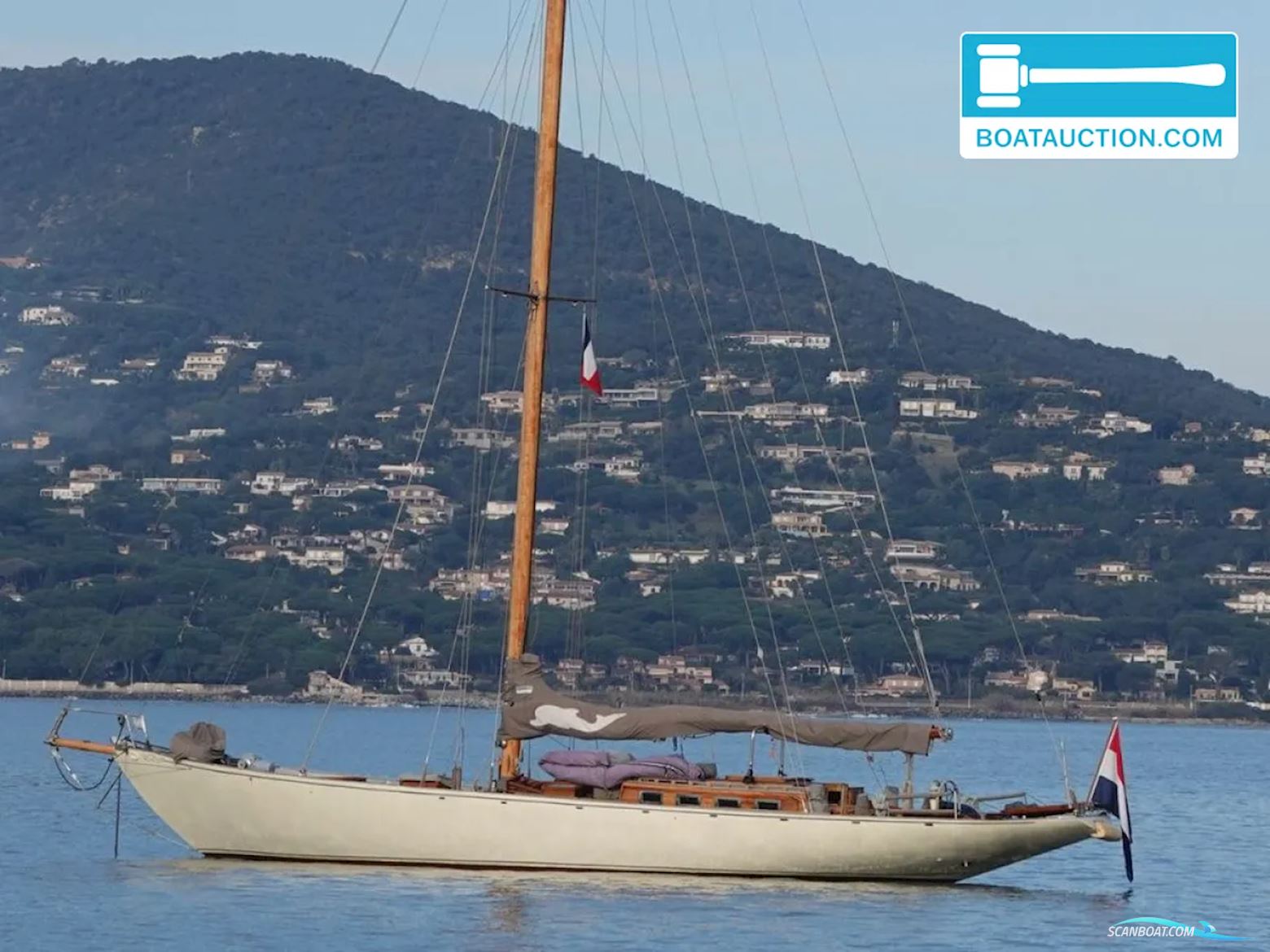 Race Bermudian Cutter Sejlbåd 1939, med Yanmar motor, Frankrig