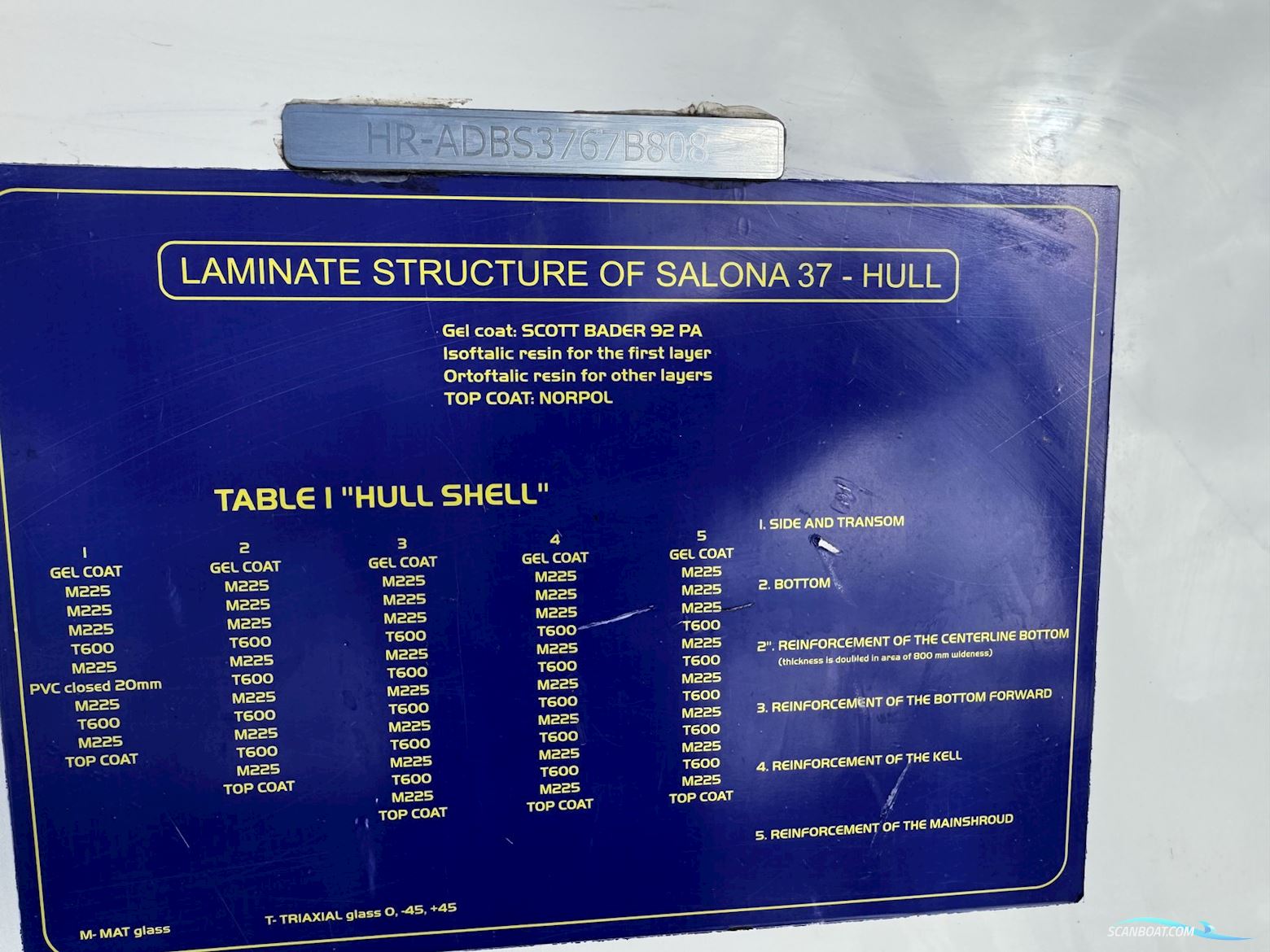 Salona 37 2008 - EU VAT Paid. Performance and comfortable living space combined.