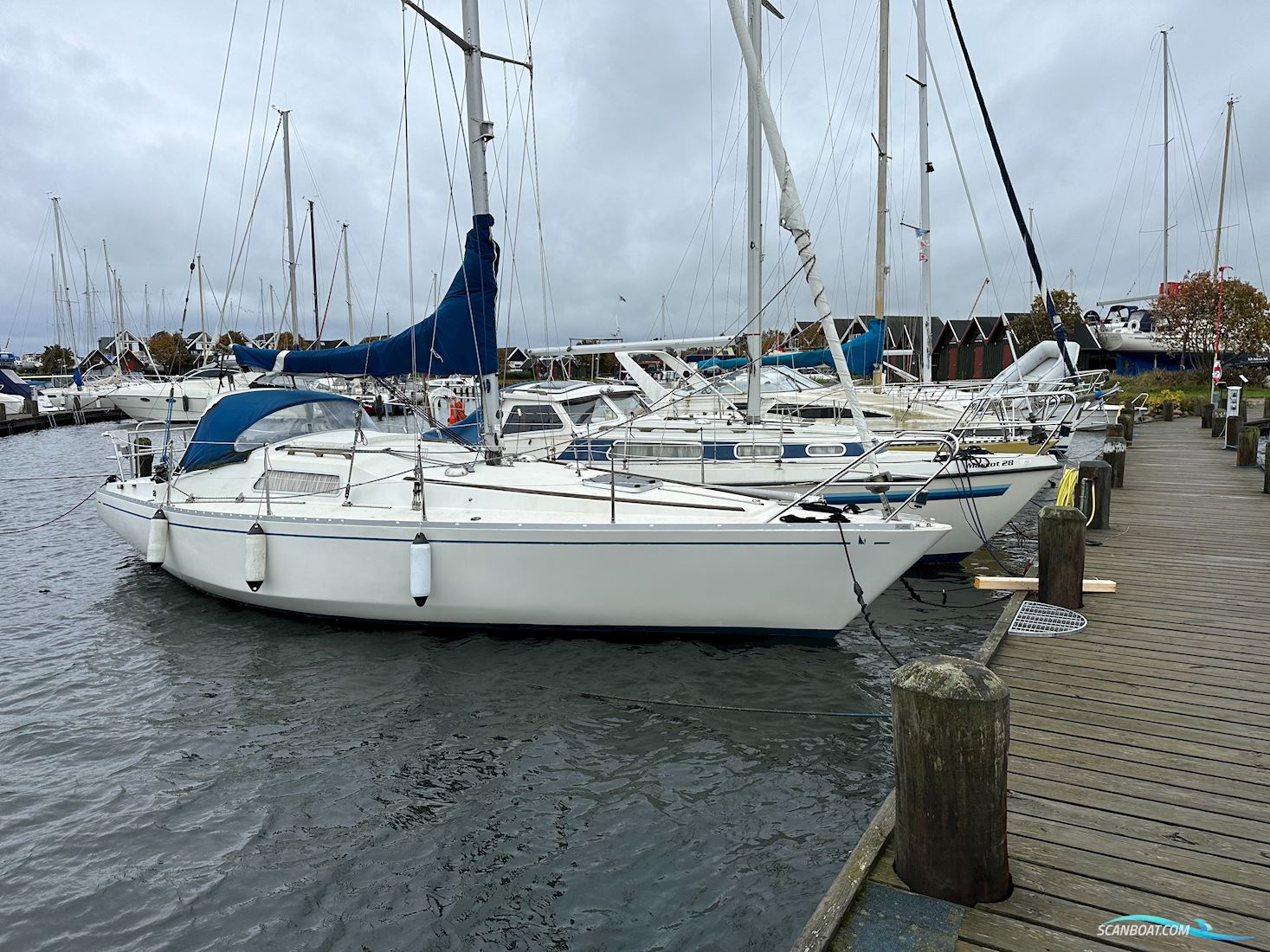 Scampi 30 Sejlbåd 1974, med Lombardini Ldw702M motor, Danmark