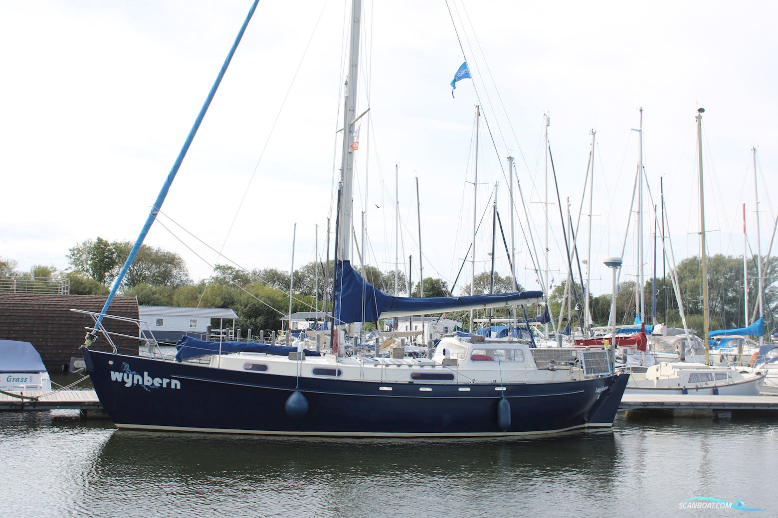 Shetland Sixaern Sejlbåd 1996, med Nanni motor, Holland