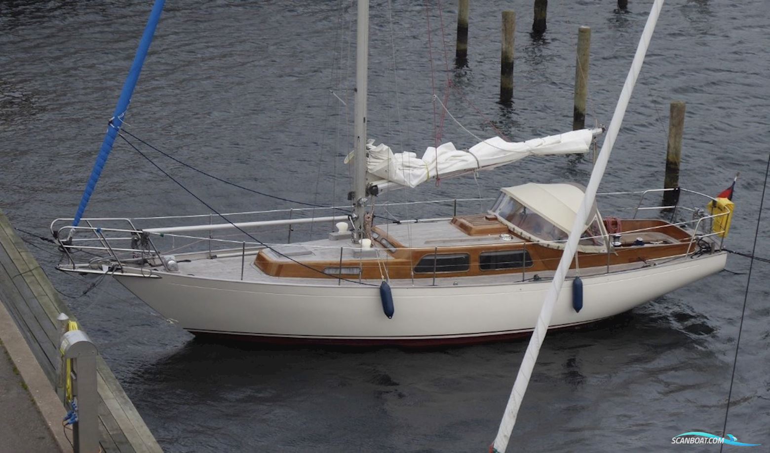 Staackwerft Lübeck Nymphe II Sejlbåd 1970, med Volvo Penta D1-30B motor, Tyskland