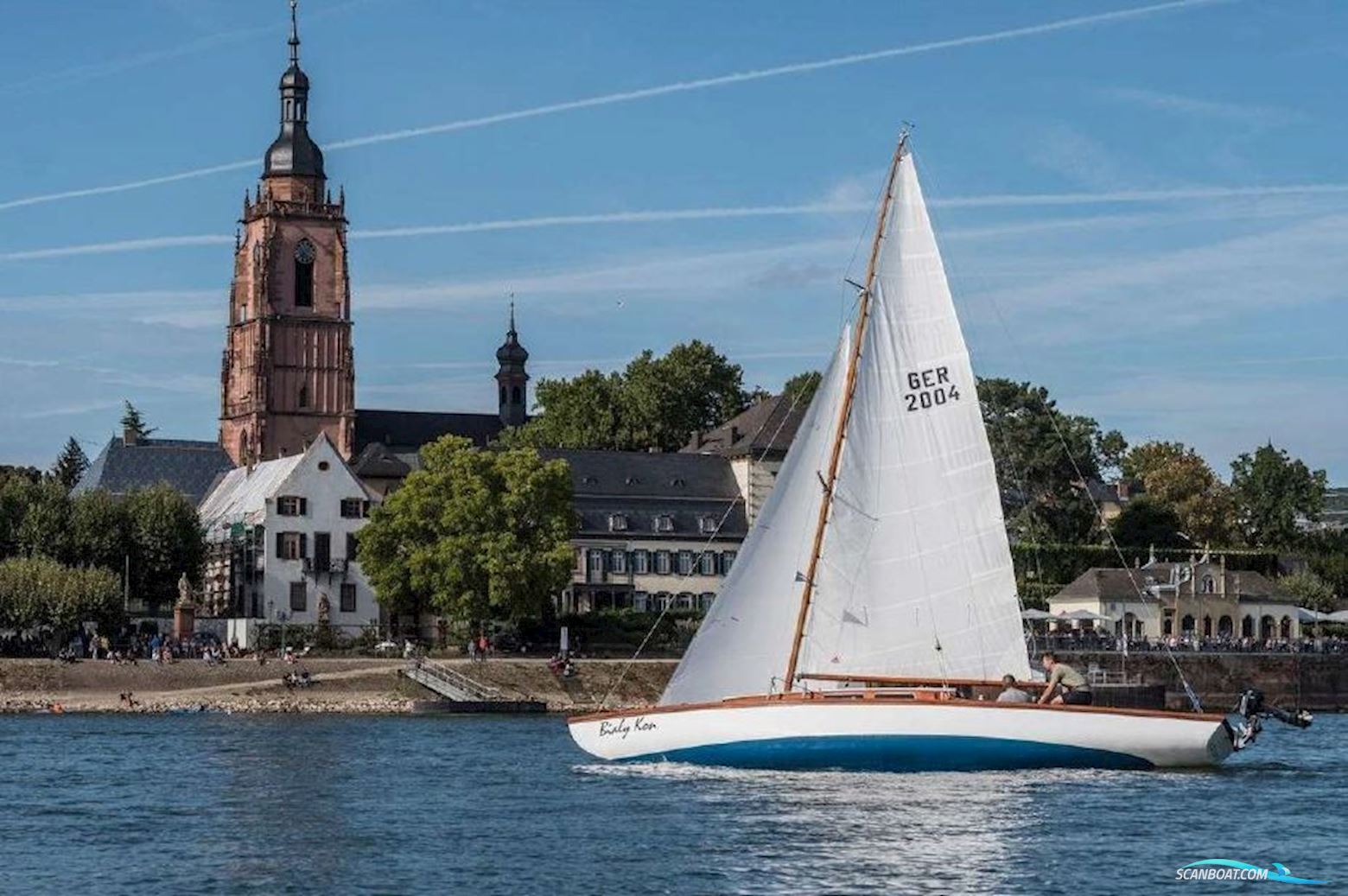 Tore Holm International 8mR Class Sejlbåd 1928, med Evinrude motor, Tyskland