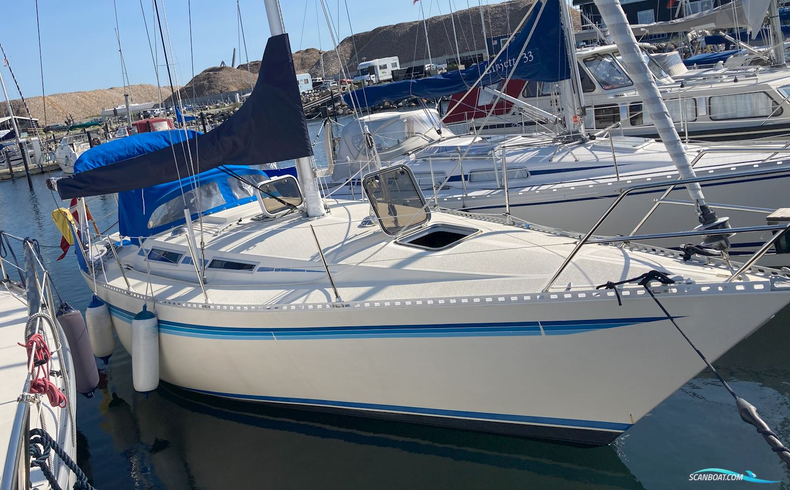 Trio 92 Sejlbåd 1981, med Yanmar 2QM 15 motor, Danmark