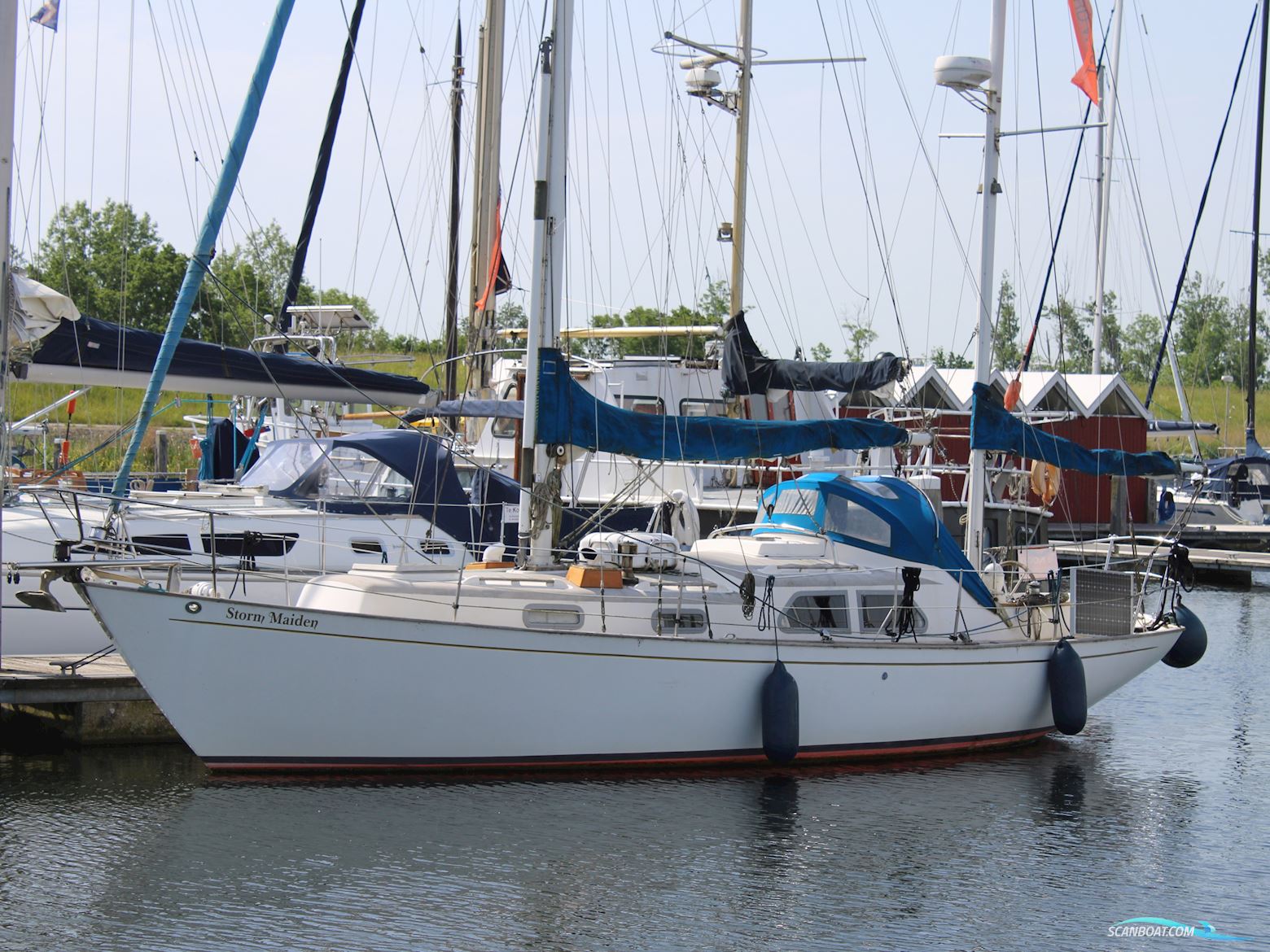 Upham Super Souvereign 35 Sejlbåd 1974, med ThornyCroft motor, Holland
