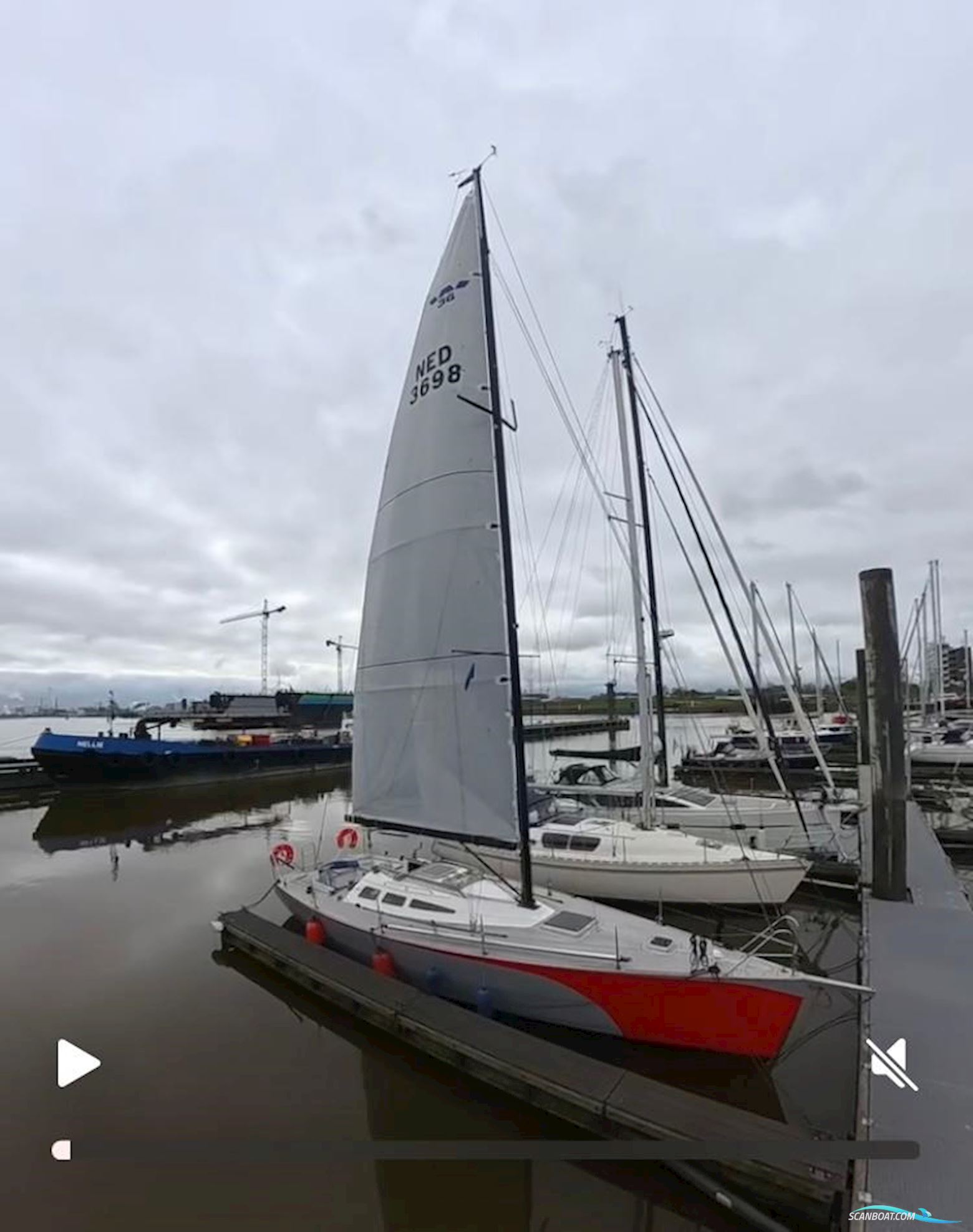 Waarschip 36 ld Sejlbåd 1998, med Yanmar motor, Holland