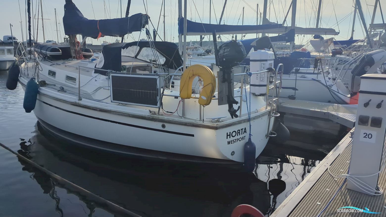 Westerly Medway Sejlbåd 1976, med Mitsubish K4F 40hp (2003) motor, Irland