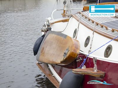 Zeeschouw Platbodem Sejlbåd 1981, med Mercedes motor, Holland