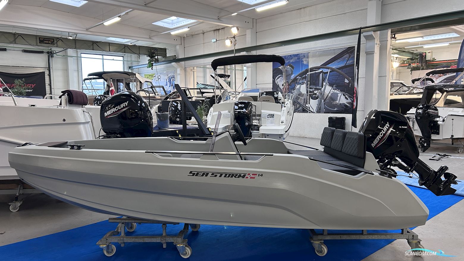  SeaStorm 14 Småbåt 2026, med Mercury 30 ELPT motor, Danmark