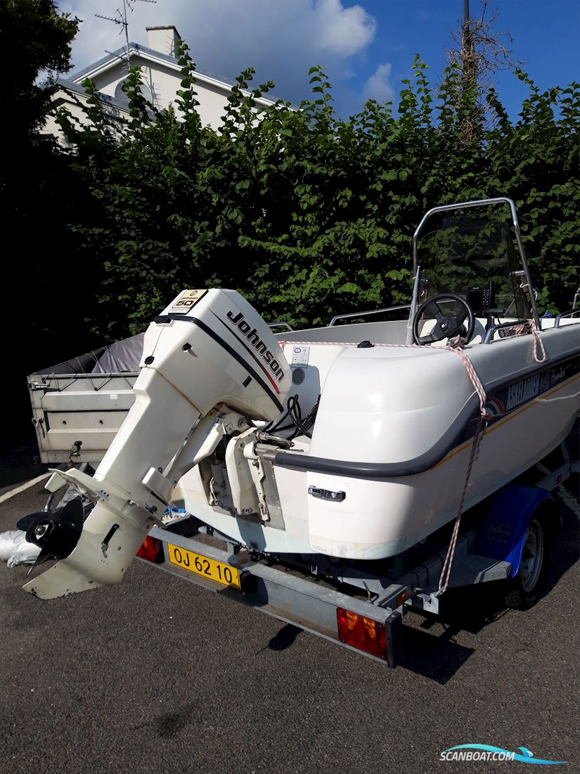 Askeladden 445 Hunter Småbåt 2003, med Johnson motor, Danmark