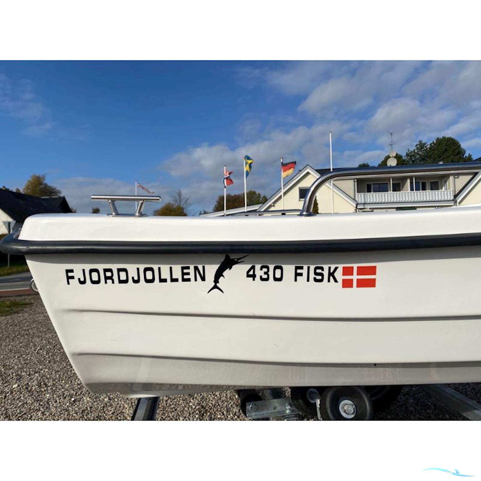 Fjordjollen 430 Fisk - Jolle med F6 HK påhængsmotor