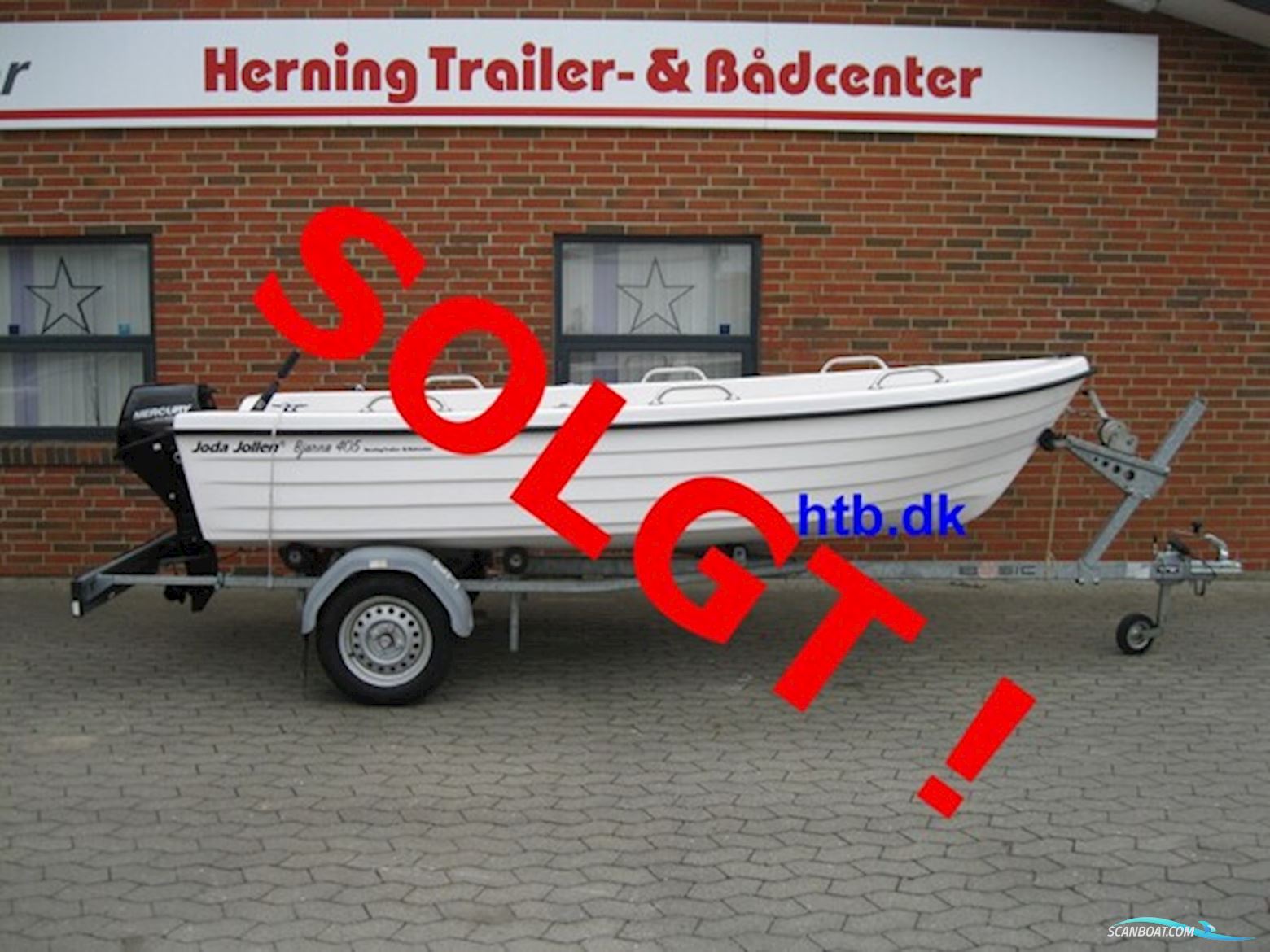 Joda 405 Bjørnø m/Mercury F9,9 hk 4-takt og Brenderup trailer - SOLGT ! Småbåt 2025, Danmark