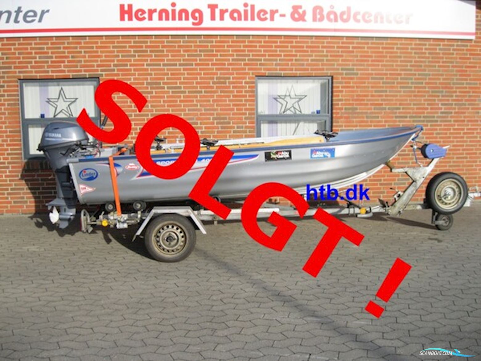 Linder 400 Sportsmann m/Yamaha F20 hk 4-Takt og Brenderup Trailer - Solgt ! Småbåt 2024, Danmark