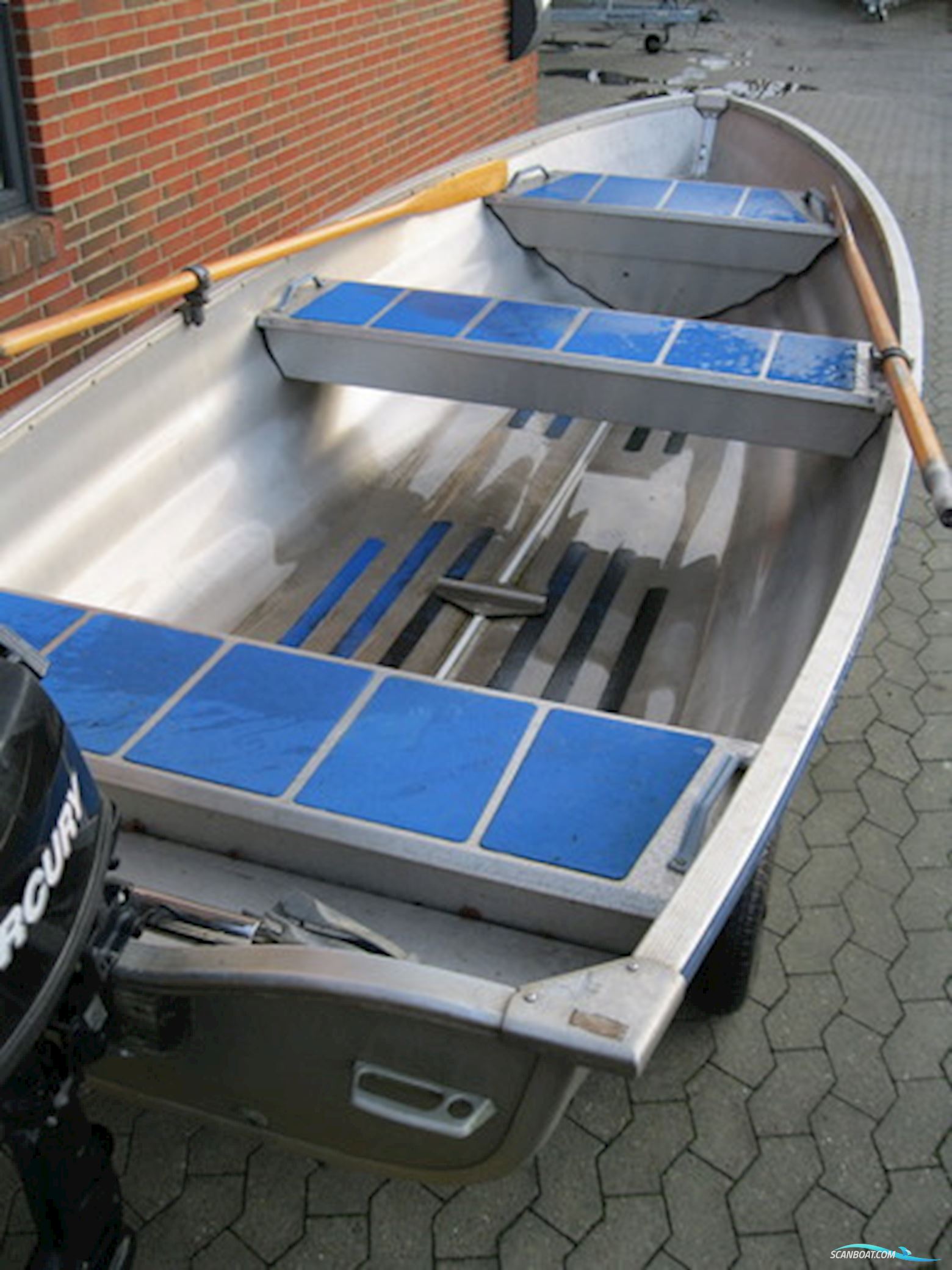 Linder 440 Fishing m/Mercury F4 hk 4-Takt og Ophalervogn