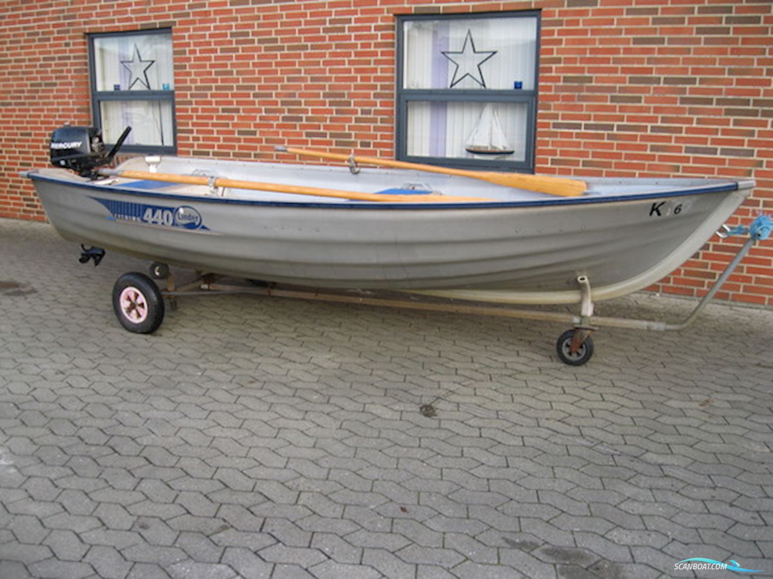 Linder 440 Fishing m/Mercury F4 hk 4-Takt og Ophalervogn