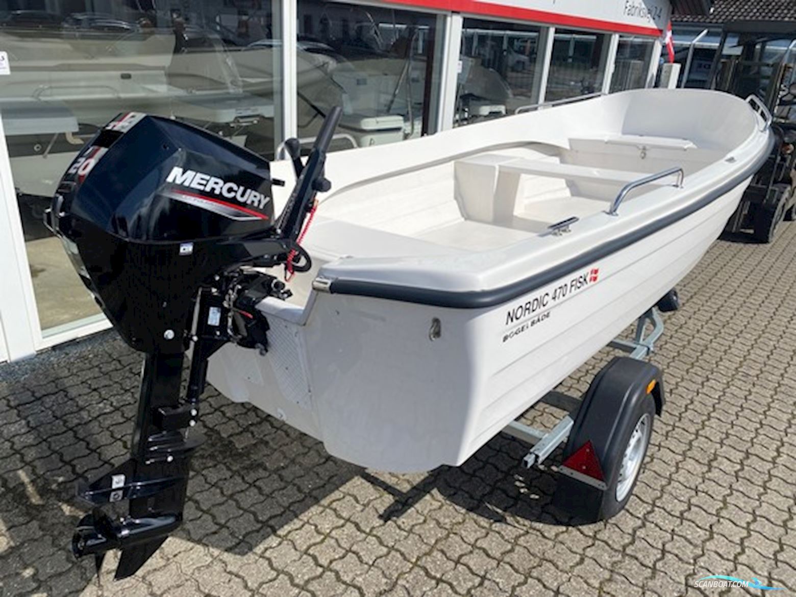 Nordic 470 Fisk Med 20 hk Mercury-Efi 4-Takt - Demo Pris