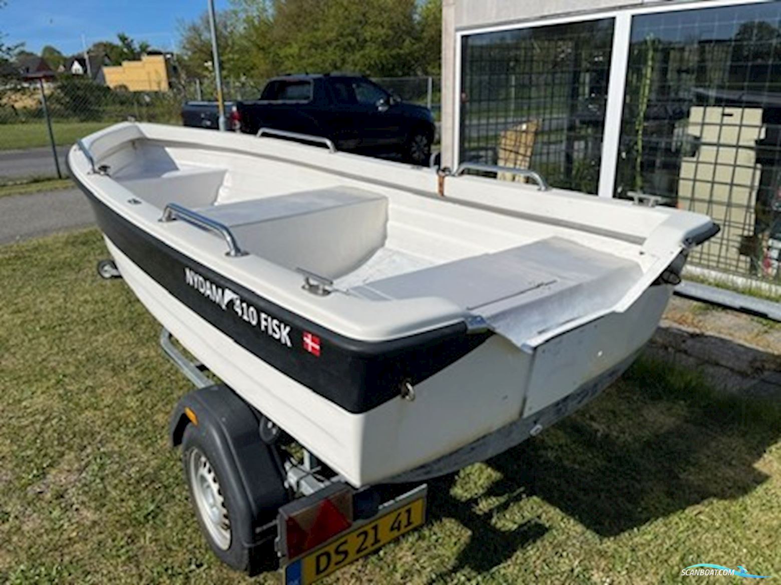 Nydam 410 Fisk Med Mercury F6 4-Takt Samt Brenderup Trailer