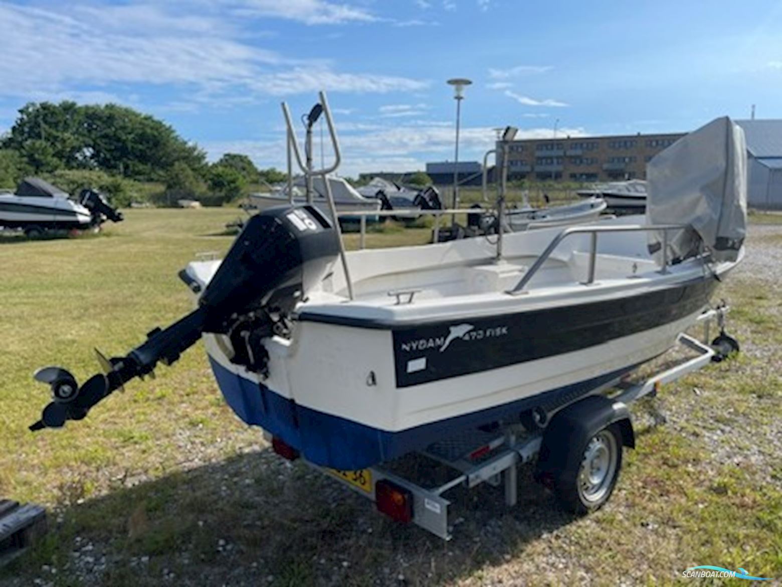 Nydam 470 Fisk Med Mercury F20 (Elstart) Samt Trailer