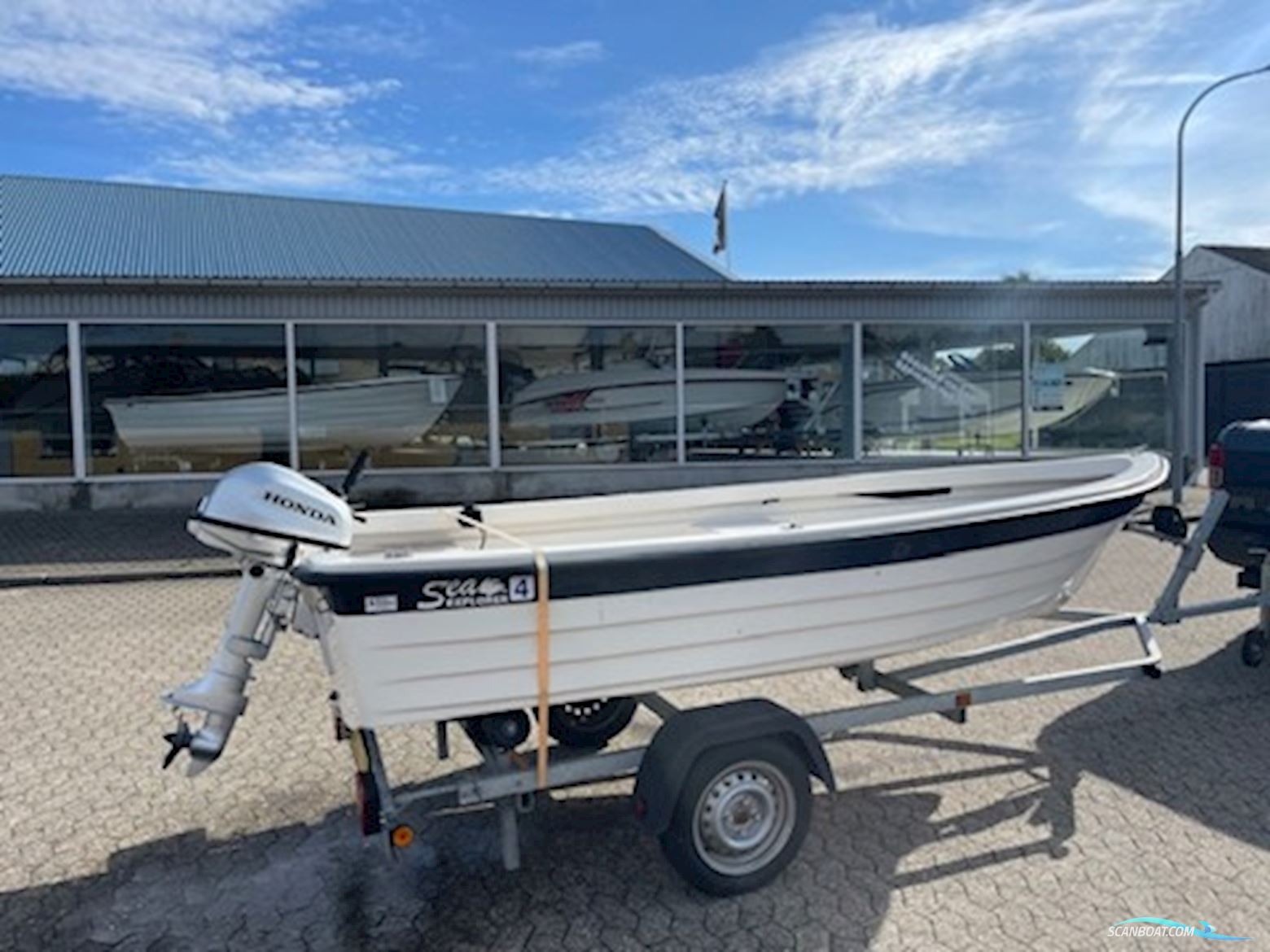 Sea Explore 405 med Honda 4 hk samt trailer Småbåt 2025, Danmark