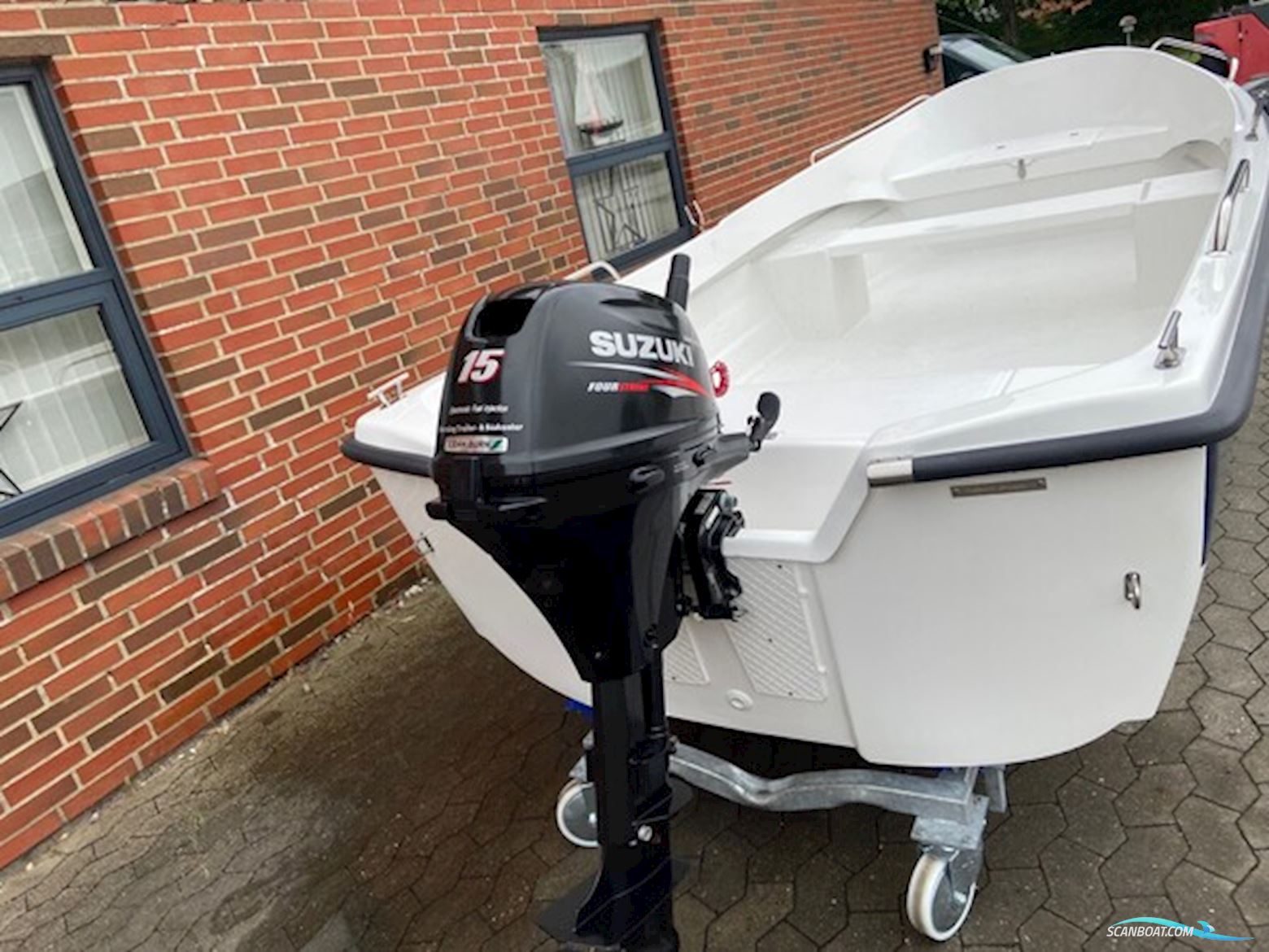 Seaexplorer 470 Fish m/Brugt Suzuki DF15 Ael 4-Takt Efi m/el-Start