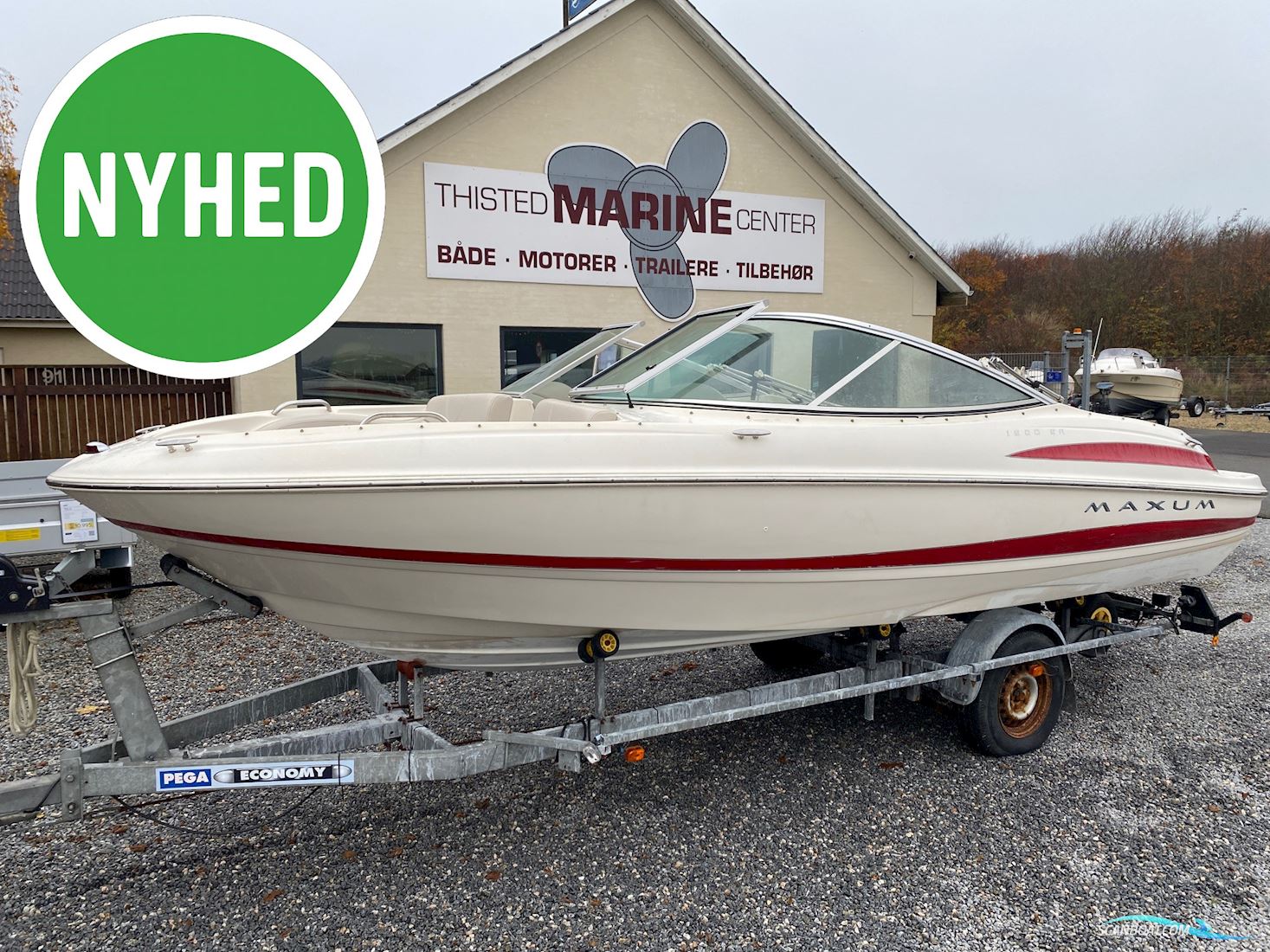 Maxum 1900 SR Speedbåd 2002, med MerCruiser motor, Danmark