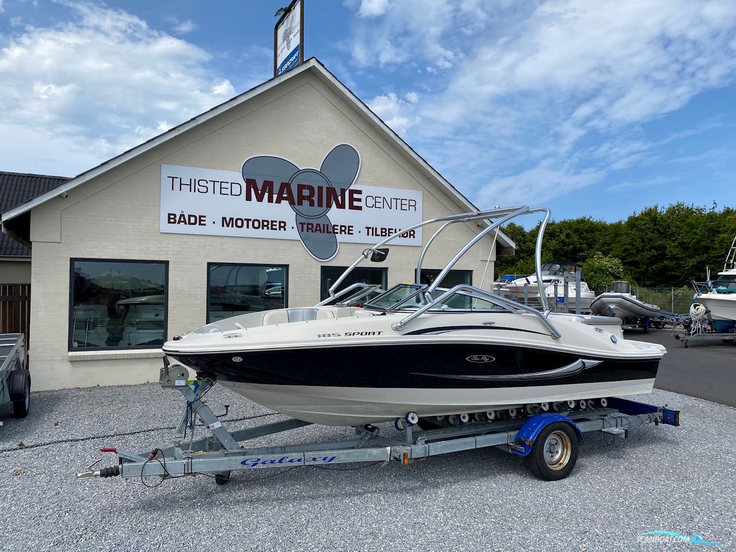 SeaRay 185 Sport Speedbåd 2008, med MerCruiser motor, Danmark