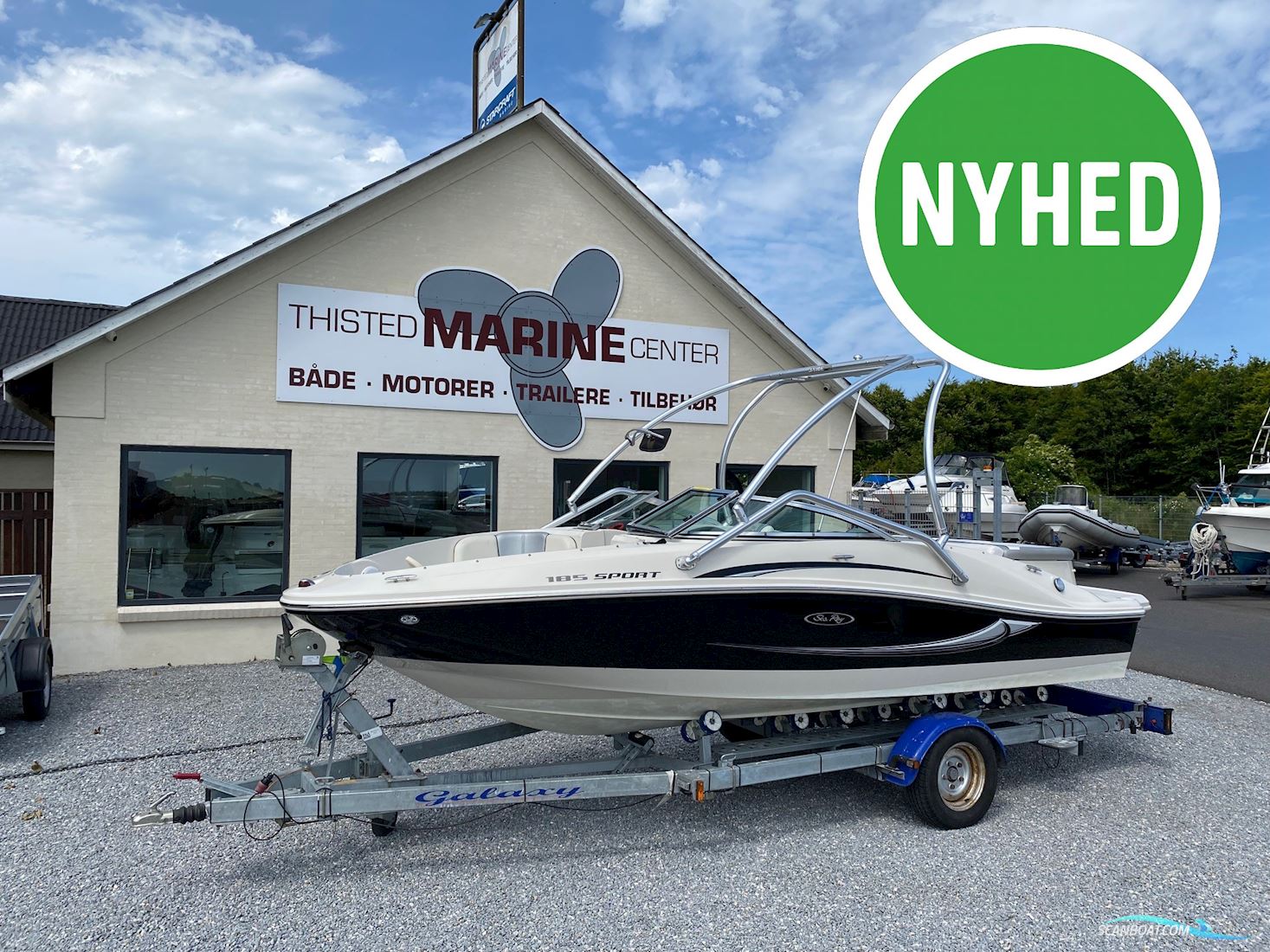 SeaRay 185 Sport Speedbåd 2008, med MerCruiser motor, Danmark