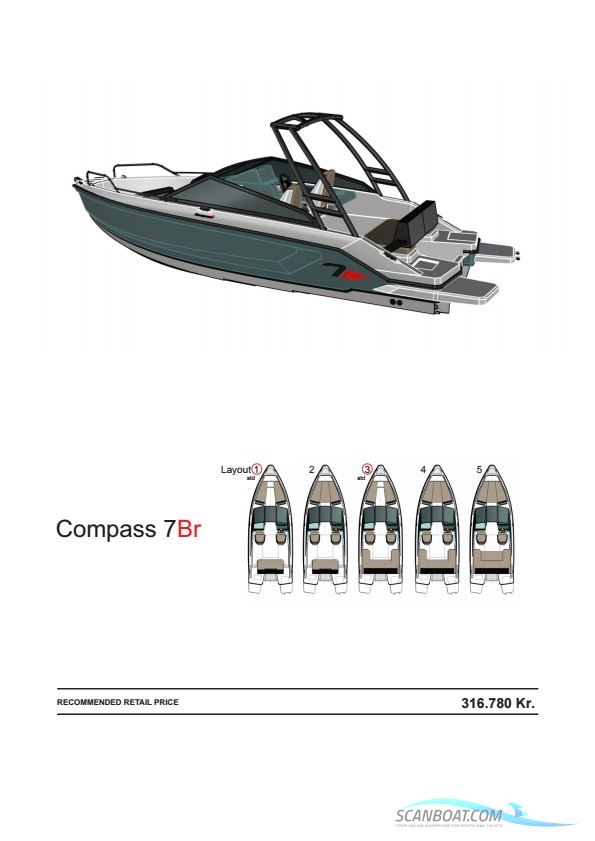 Compass 7 BR - 250 hk