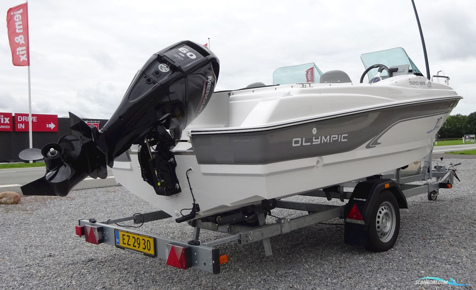 Olympic 520BR Med 60 hk Mercury