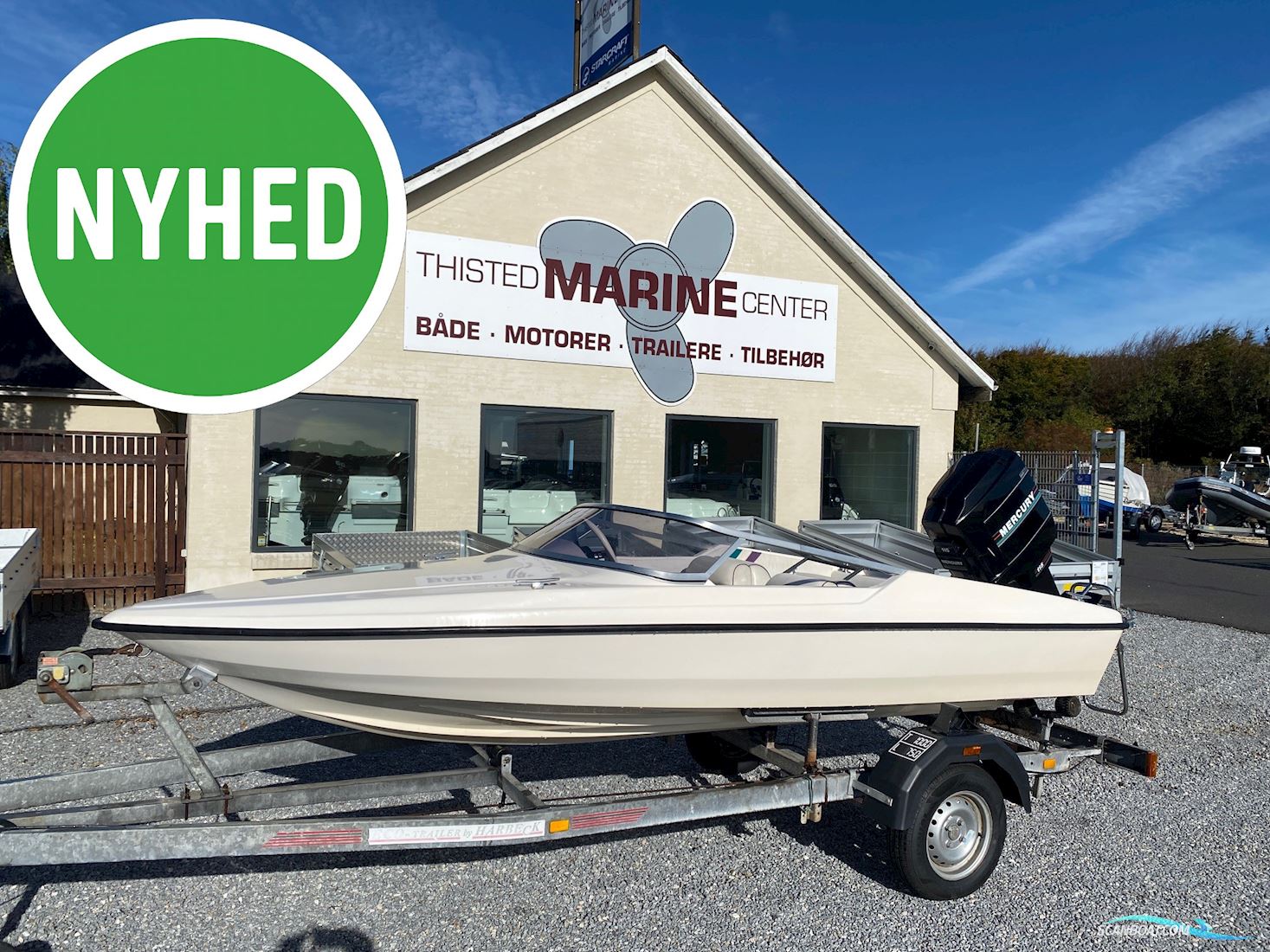 Fletcher-Hille 14 Arrowflyte Sportsboot 1989, mit Mercury motor, Dänemark