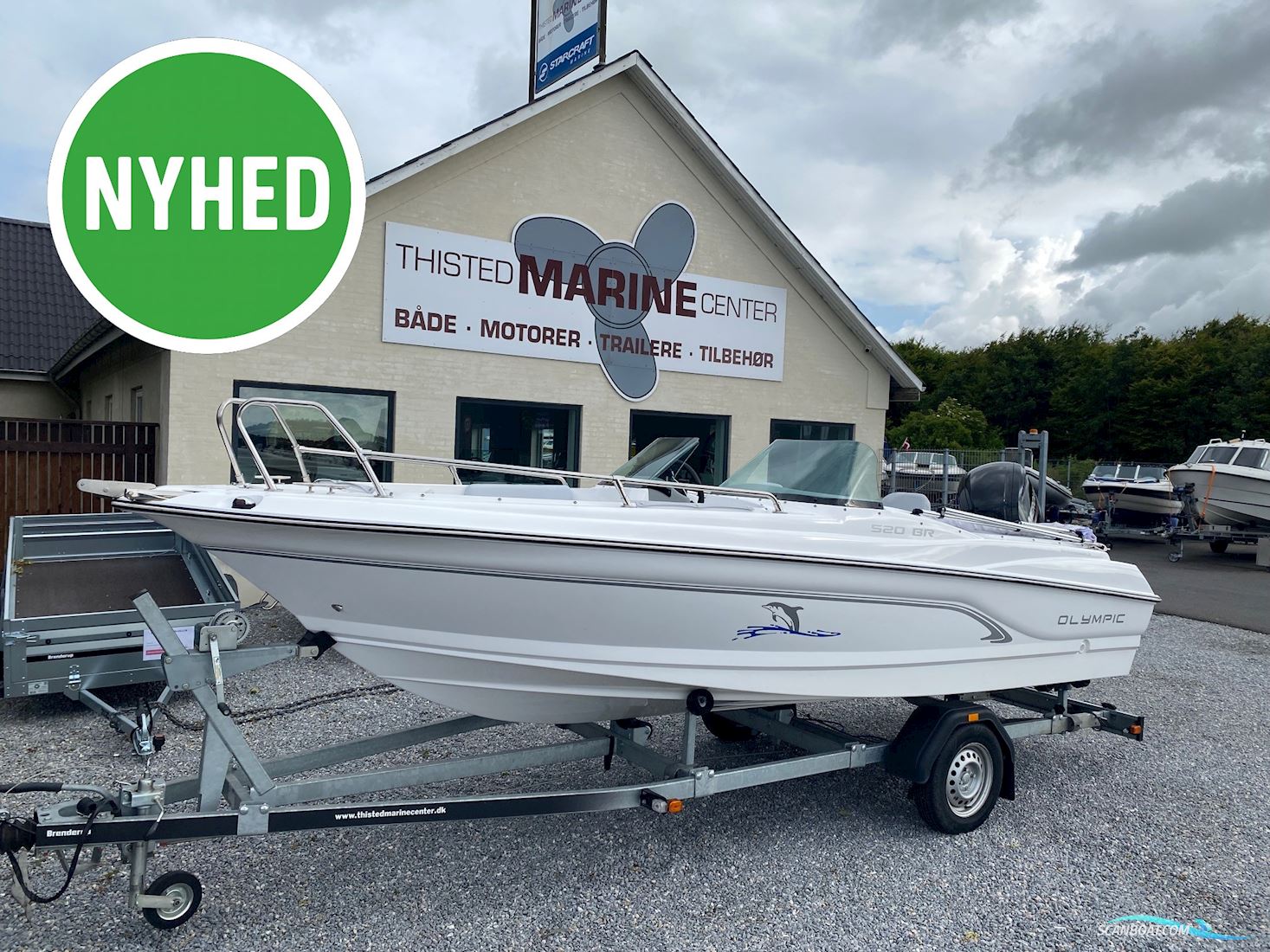 Olympic 520 BR Sportsboot 2020, mit Mercury motor, Dänemark