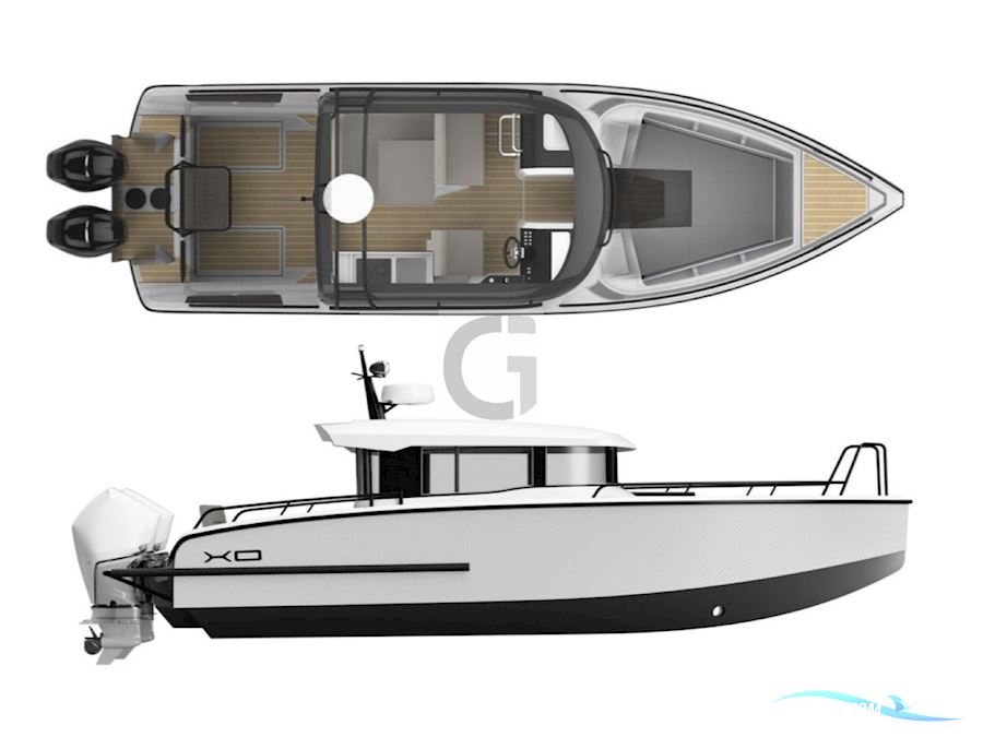 XO Boats Explr 10S+ Front Cabin