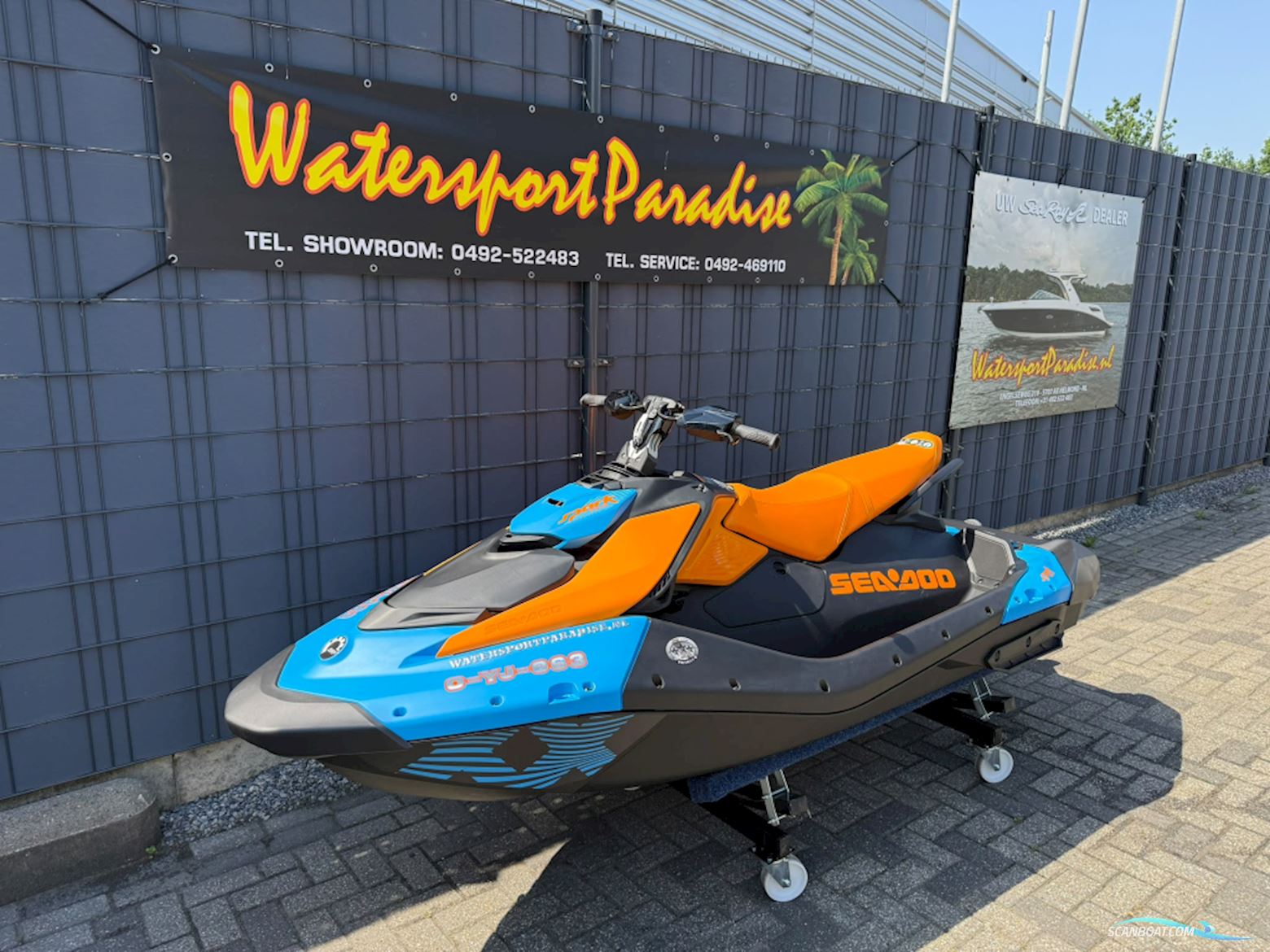 Sea-Doo Spark Trixx 115 3UP Waterscooters en Jetski 2026, met Rotax 900 ACE  motor, The Netherlands