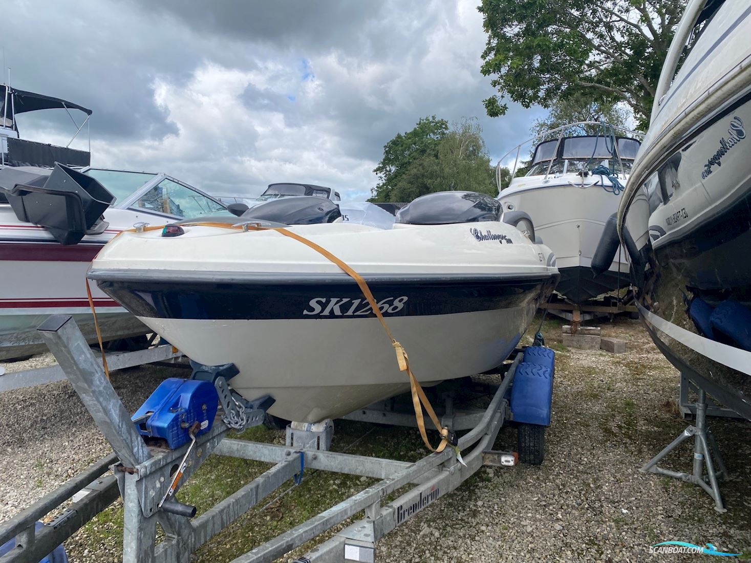 Seadoo Challenger 1800 Waterscooters en Jetski 2001, met Mercury V6 Efi motor, Denemarken