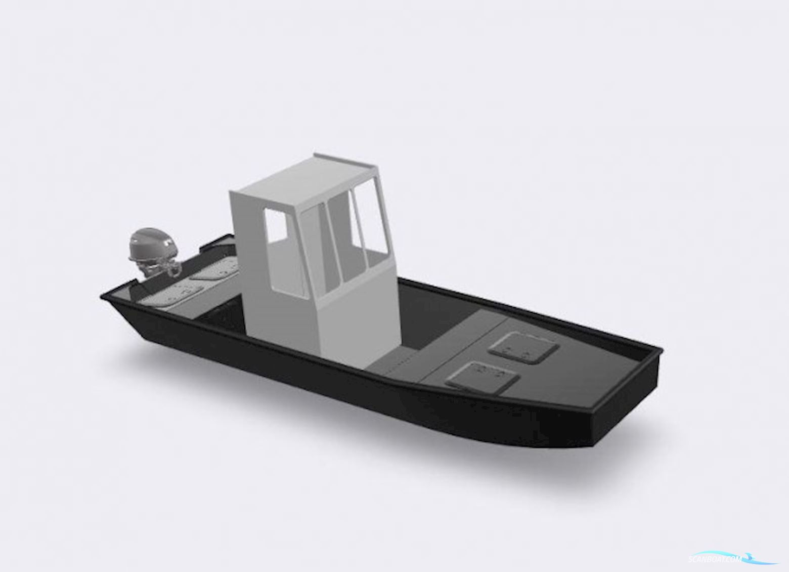 Black Workboats 500 Pro Cabin Work ship 2023, with Suzuki / Honda / Elektrisch engine, The Netherlands