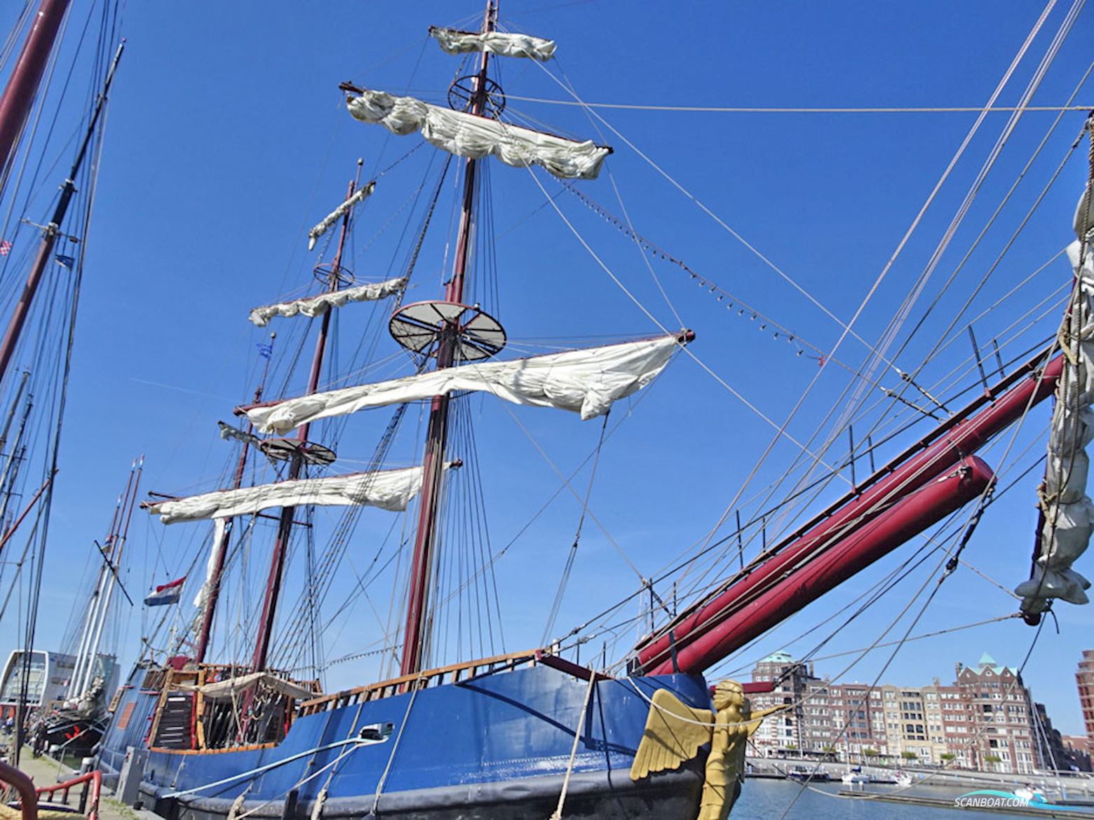 3 mast Charterschip / Evenementenboot 44 nachtgasten, 150 daggasten