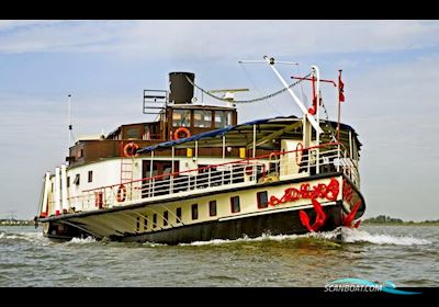 Barge Paddle Boat Workship 1911, with Cummins engine, The Netherlands