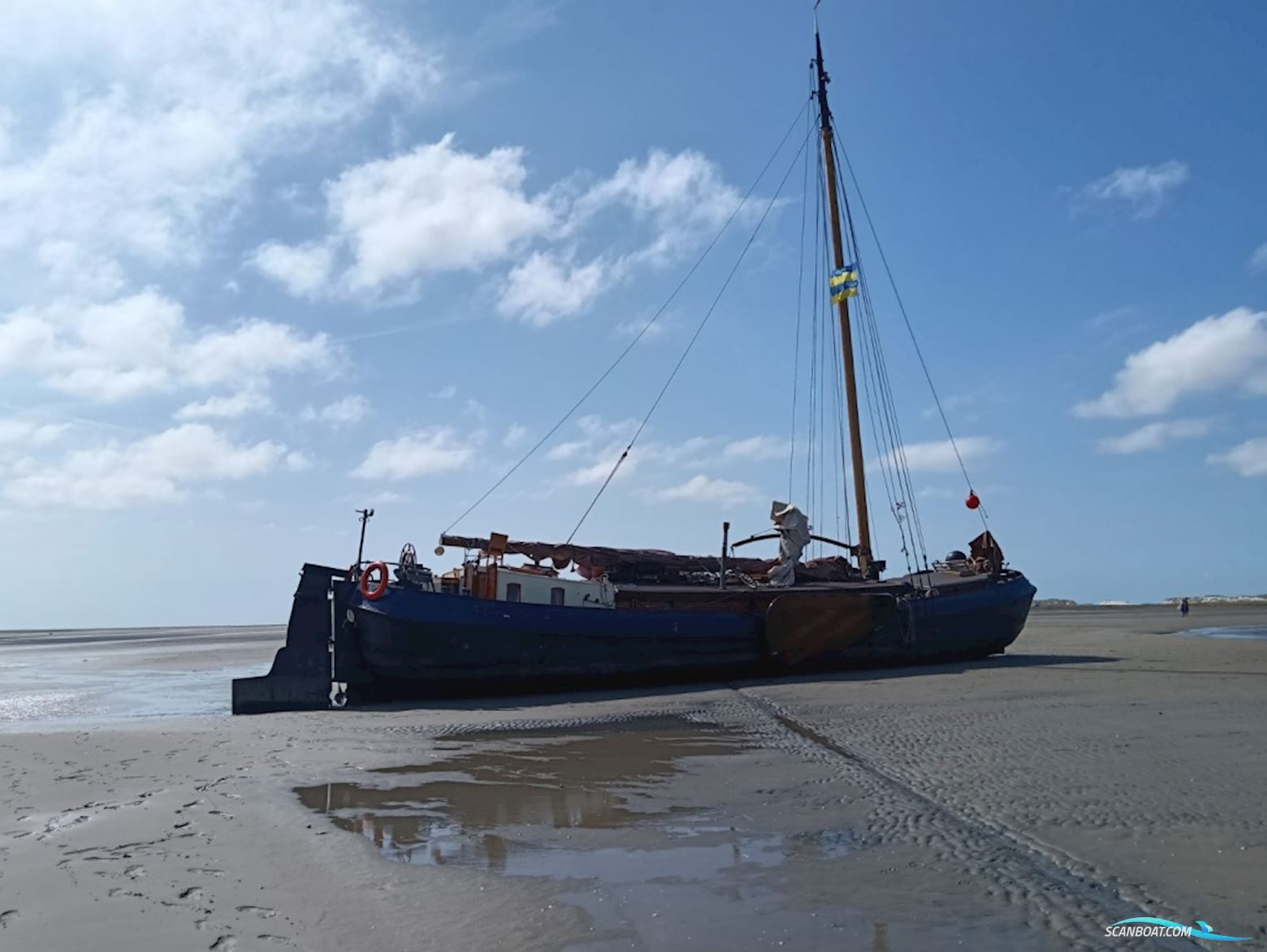 Tjalk Groninger woon-zeiltjalk