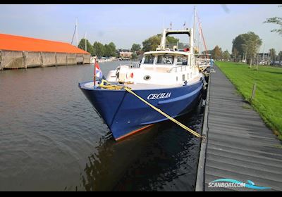Traditional ex Patrouille Schip Workship 1957, with Man engine, The Netherlands
