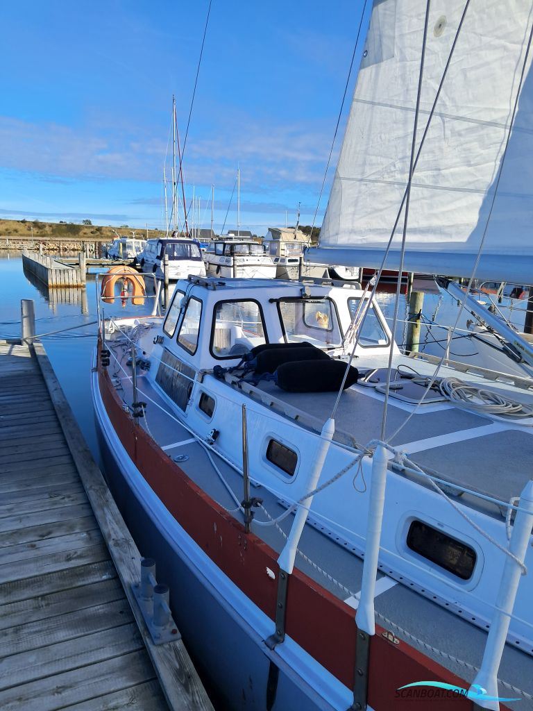 Albatros 33 Zeilboten 1985, met Sole MINI 33 motor, Denemarken