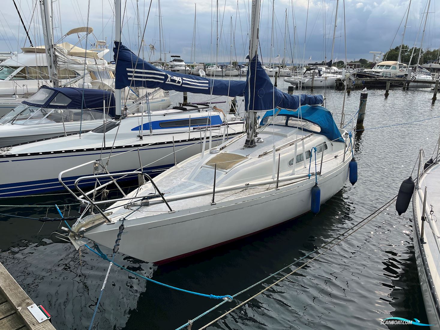 Albin Ballad Zeilboten 1977, met Volvo Penta motor, Denemarken