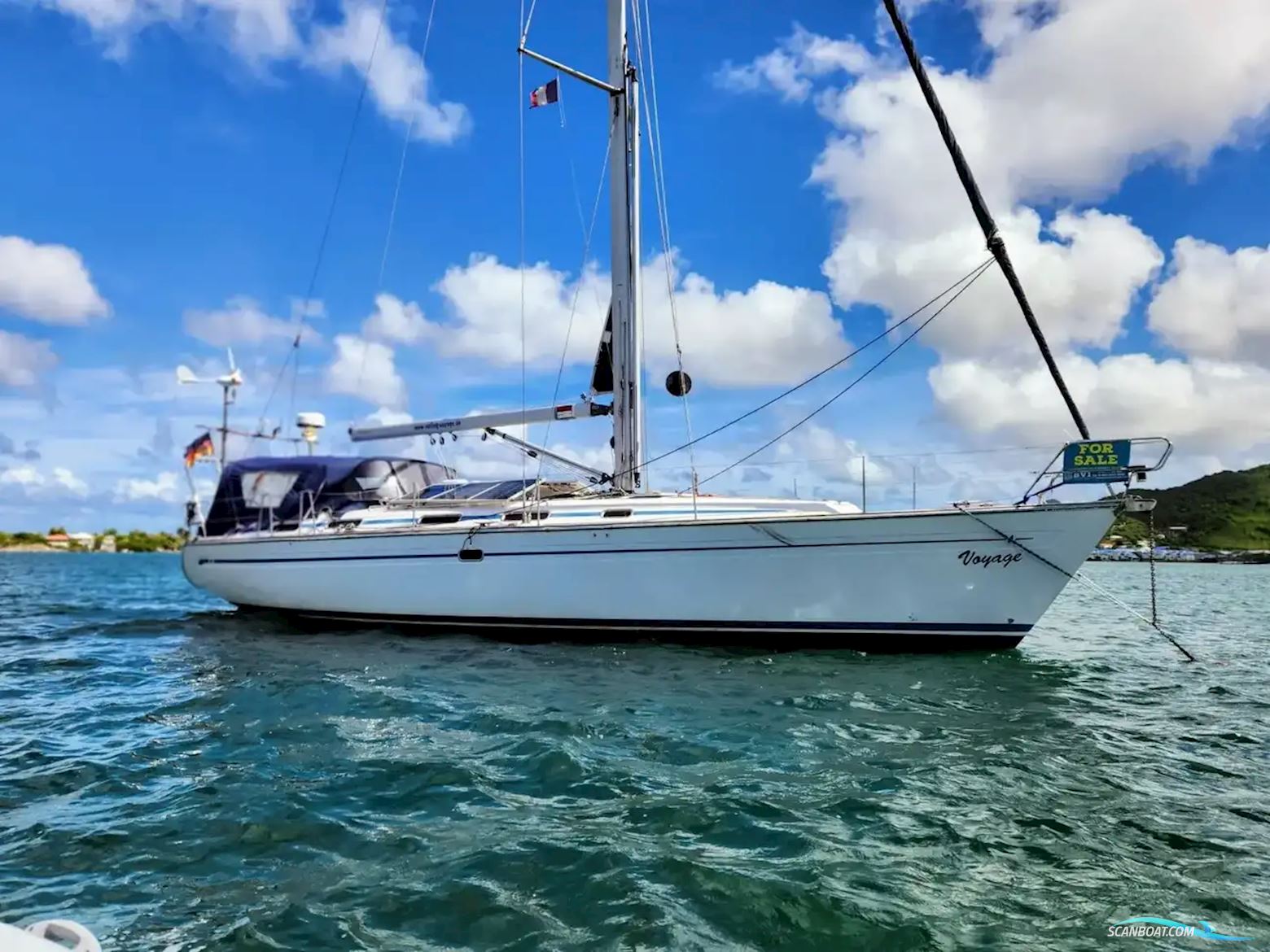 Bavaria 47 Cruiser Zeilboten 2000, met Volvo Penta motor, Virgin Islands